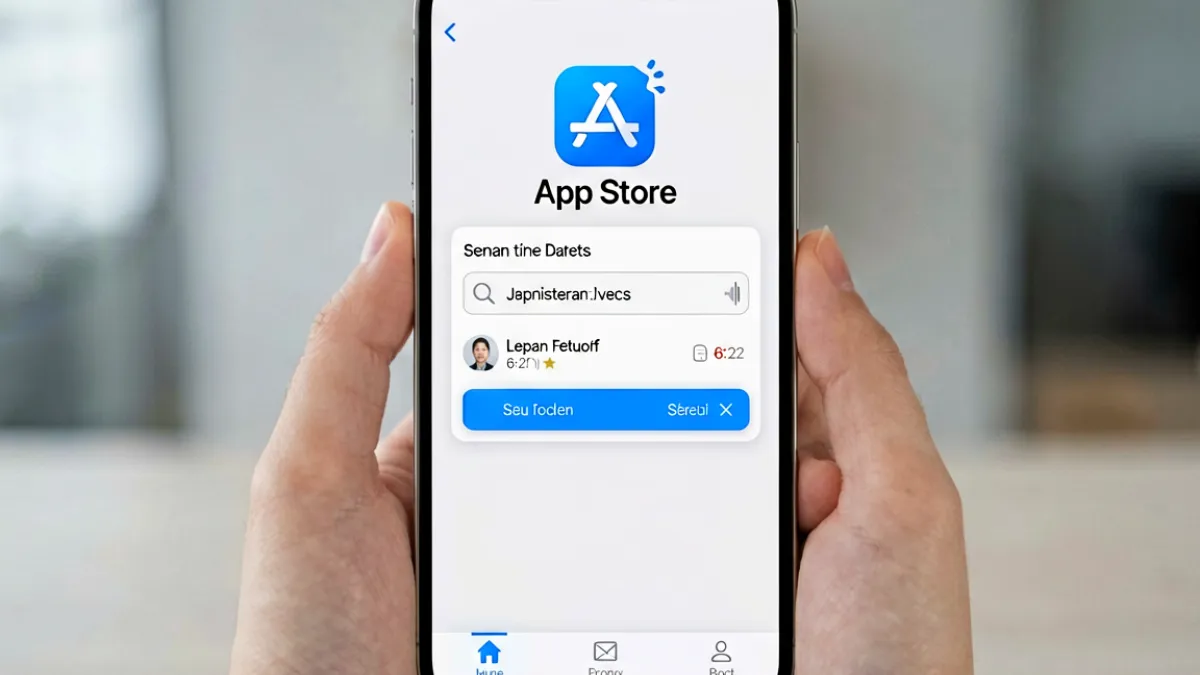 iPhone 用户在 App Store 切换到日本区域账号后，搜索东京热 app 的操作示意图